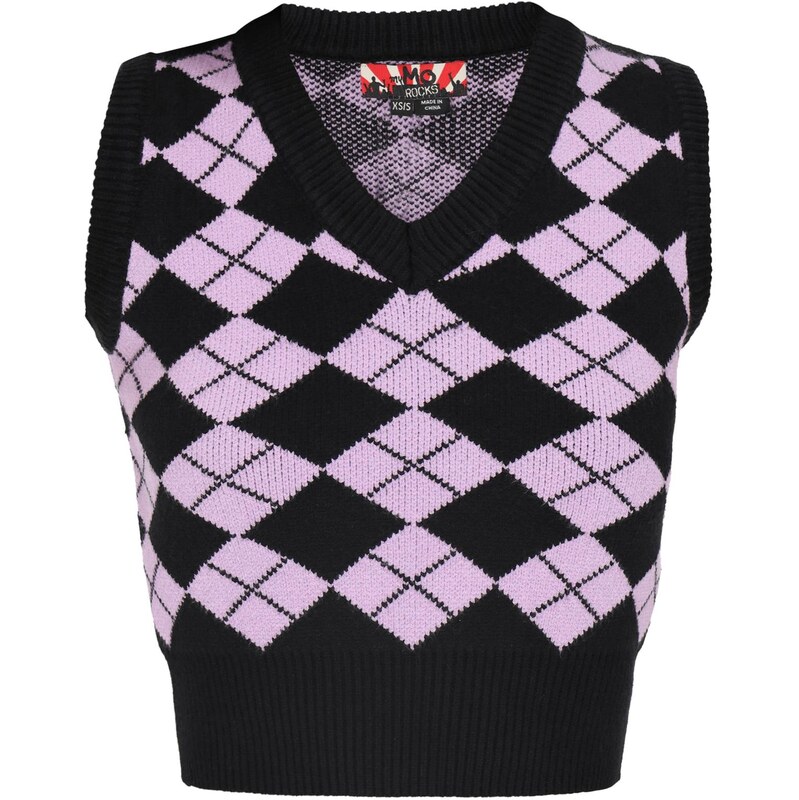 myMo ROCKS Pulover 'Young Fashion' majnica / črna