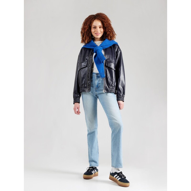 LEVI'S  Kavbojke 'Wedgie Slim Jeans' črn denim