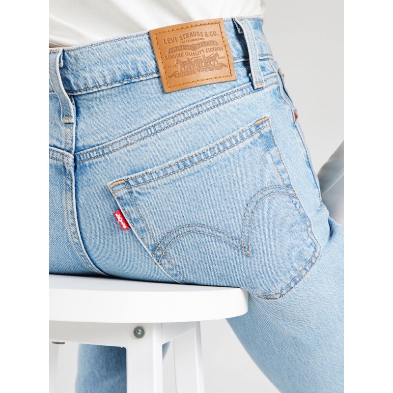 LEVI'S  Kavbojke 'Wedgie Slim Jeans' črn denim
