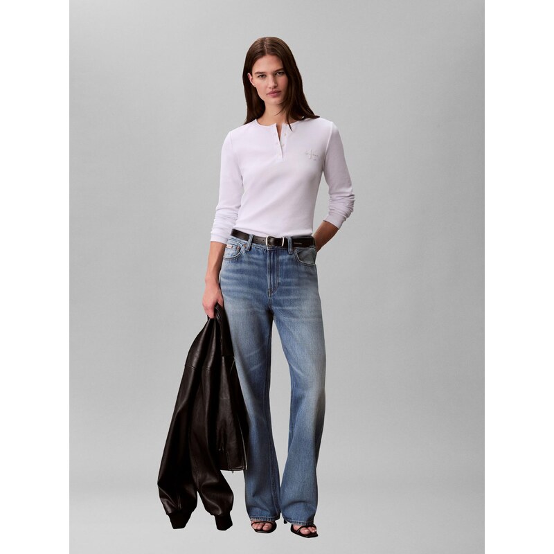 Calvin Klein Jeans Majica naravno bela