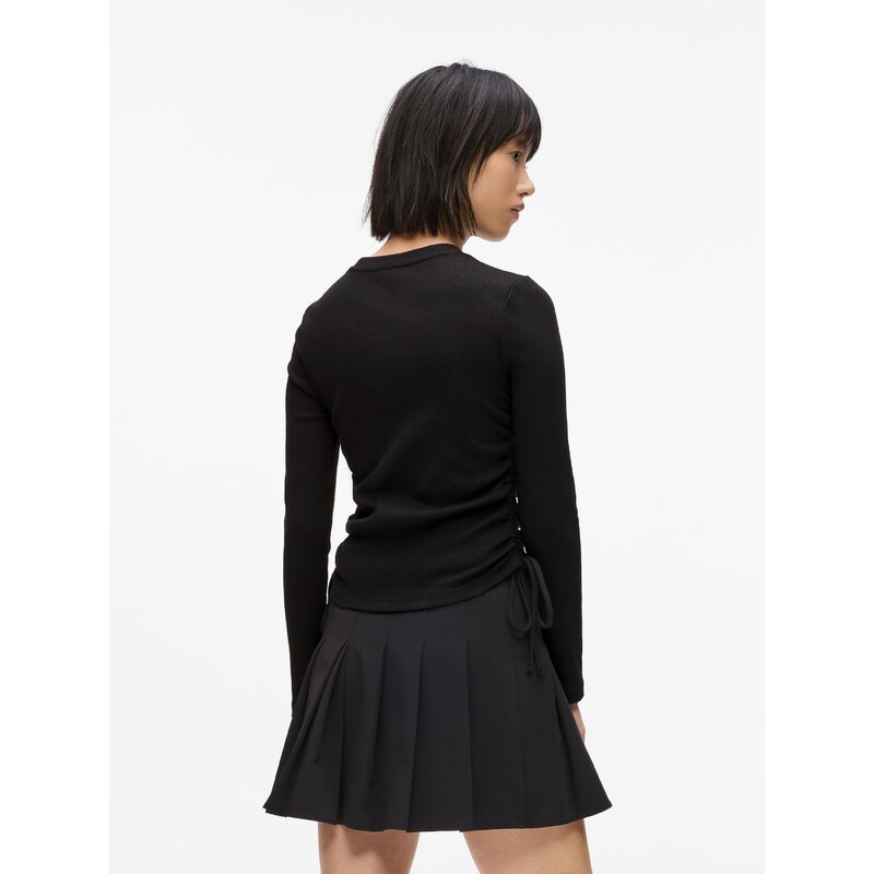 KARL LAGERFELD JEANS Majica črna / bela