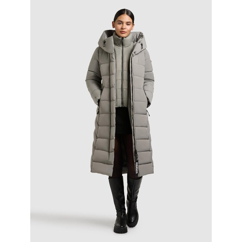 khujo Zimski plašč 'Tamke' svetlo siva