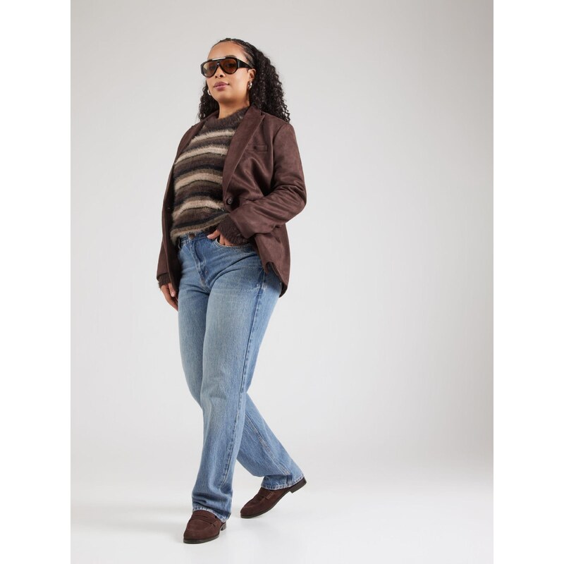 ONLY Carmakoma Blazer 'CARYLVA' mokka