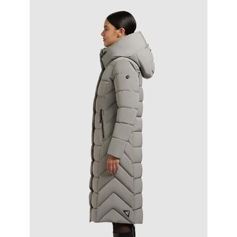 khujo Zimski plašč 'Tamke' svetlo siva