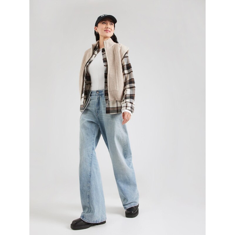 ABOUT YOU Majica 'Line' off-bela