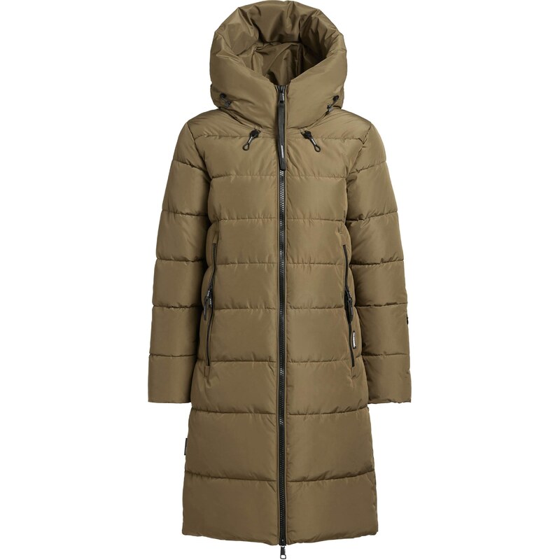 khujo Zimski plašč 'Jilias5' oliva / črna