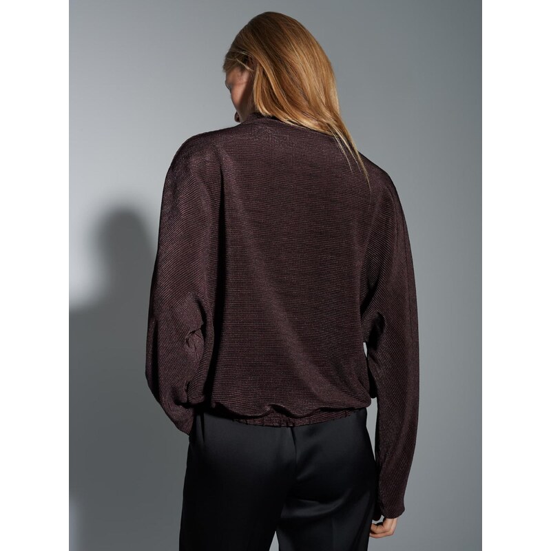 OPUS Majica 'Saglanz' temno liila