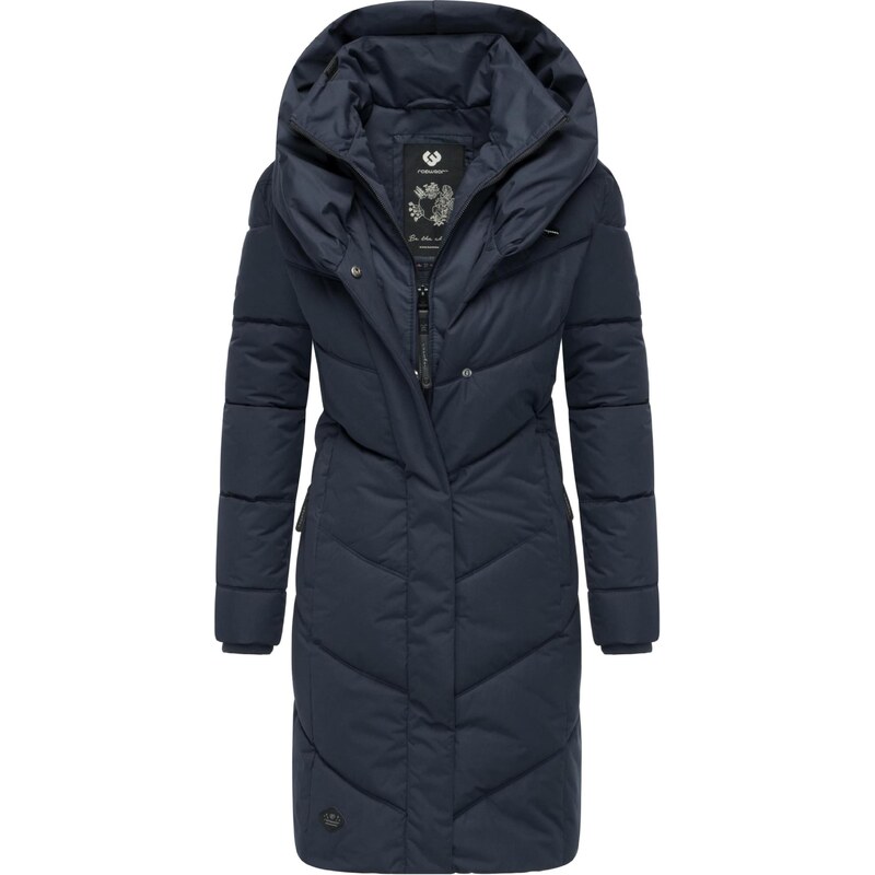 Ragwear Zimski plašč 'Natalka' mornarska / bela