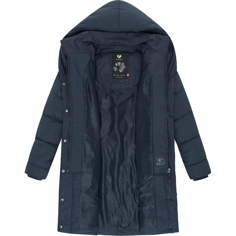 Ragwear Zimski plašč 'Natalka' mornarska / bela