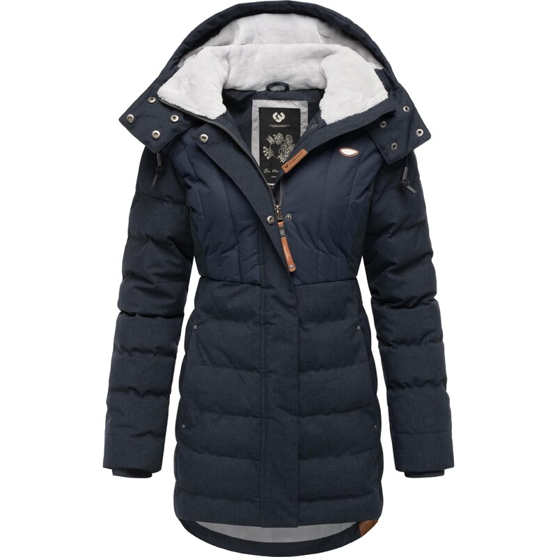 Ragwear Zimska jakna 'Ashanta' mornarska / svetlo siva