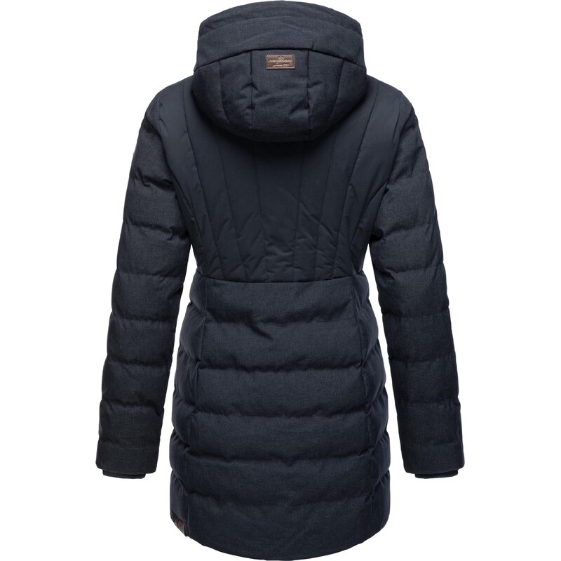 Ragwear Zimska jakna 'Ashanta' mornarska / svetlo siva