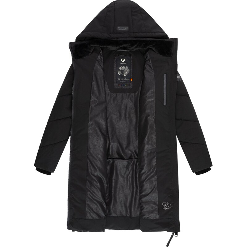 Ragwear Zimski plašč 'Rebelka' črna