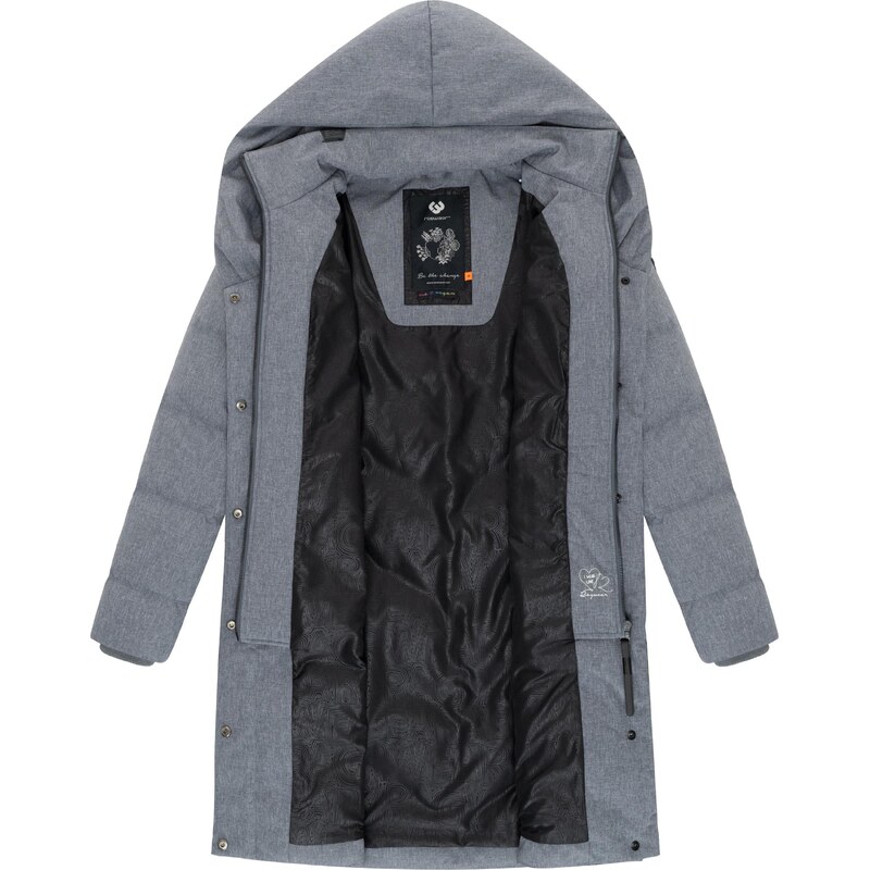 Ragwear Zimski plašč 'Natalka' srebrno-siva