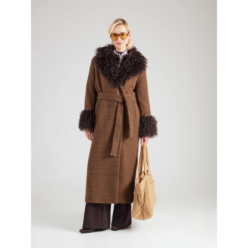 Monki Prehoden plašč rjava / črna