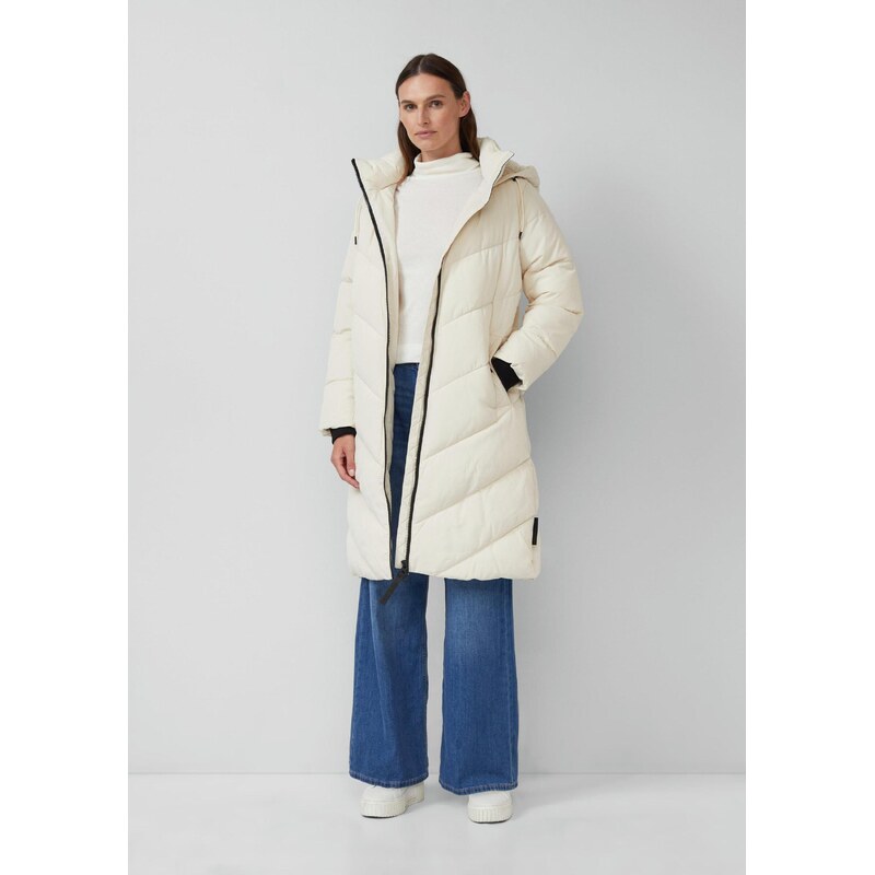 s.Oliver Zimski plašč bež / črna