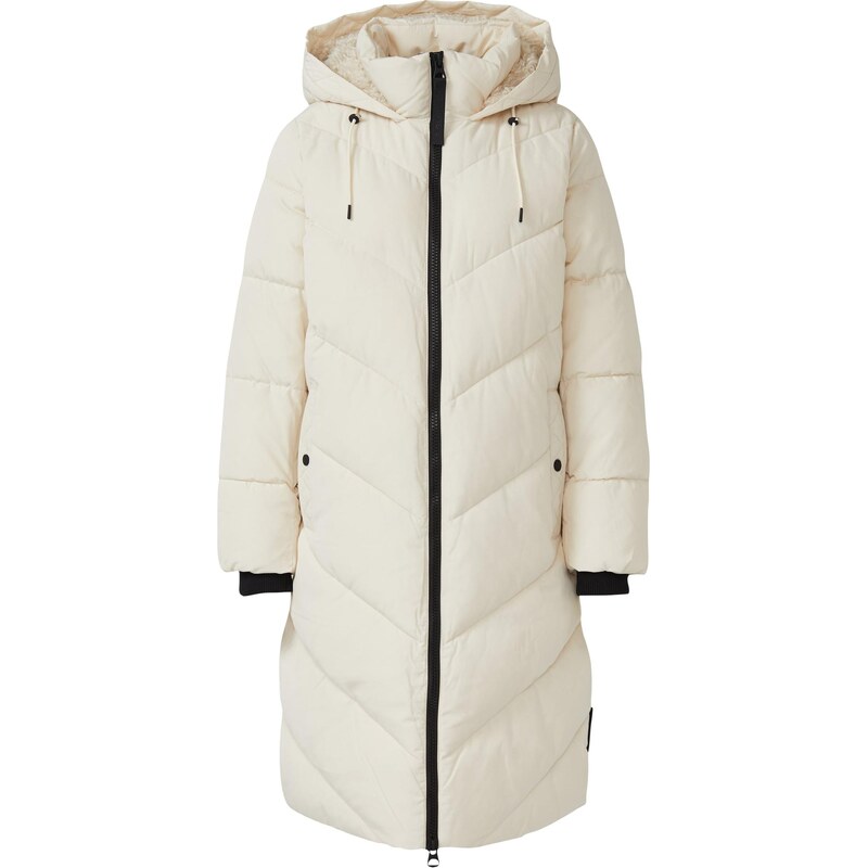 s.Oliver Zimski plašč bež / črna