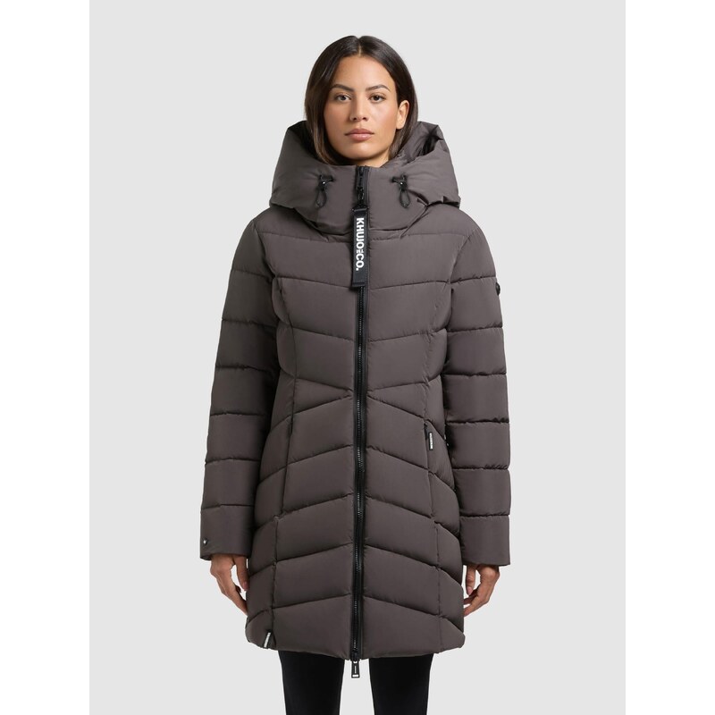 khujo Zimski plašč 'Dier' temno siva