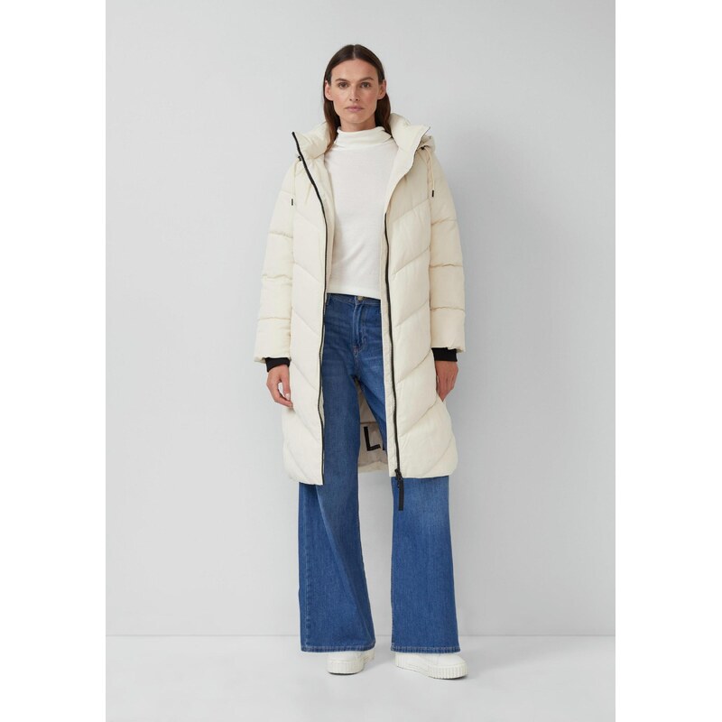 s.Oliver Zimski plašč bež / črna