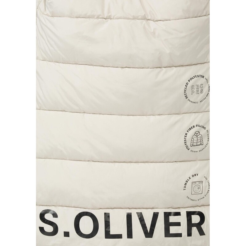 s.Oliver Zimski plašč bež / črna