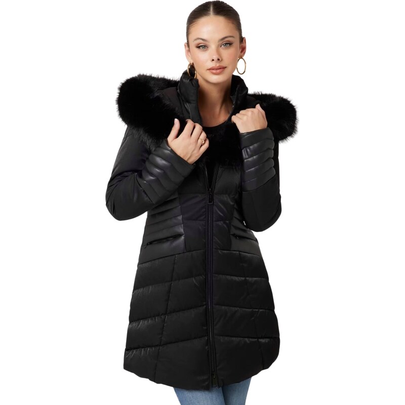 GUESS Zimski plašč 'NEW OXANA' črna