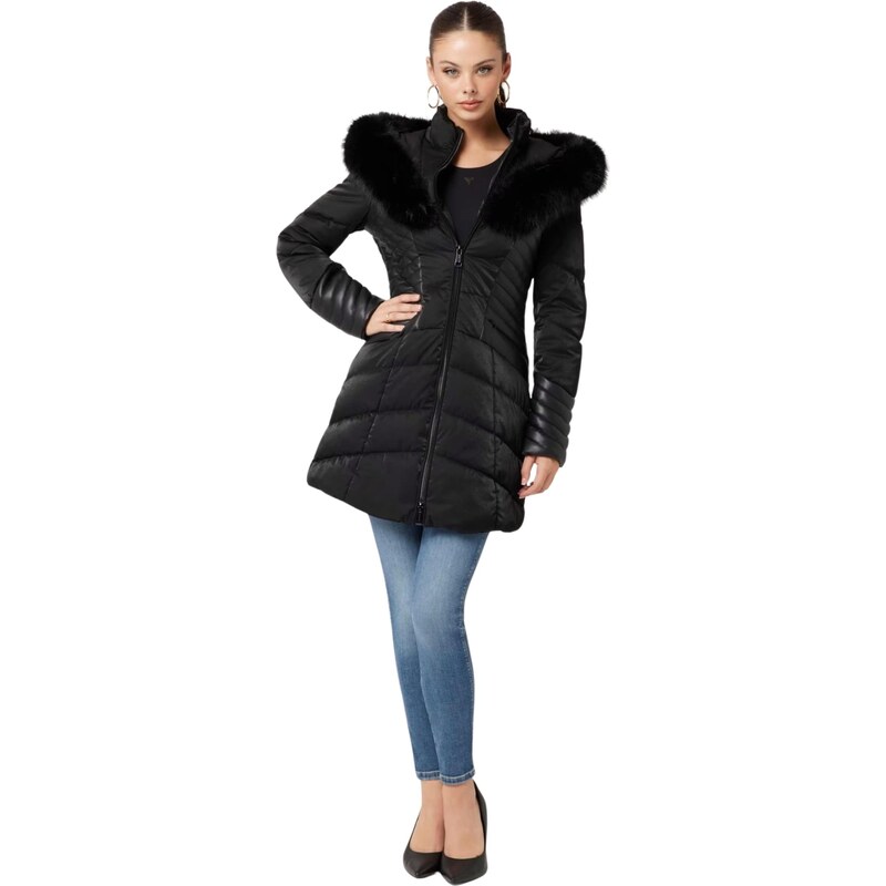 GUESS Zimski plašč 'NEW OXANA' črna