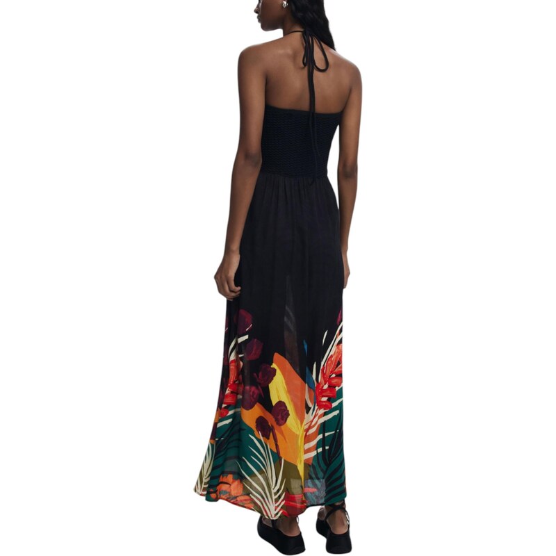 Desigual cvetlična maksi obleka