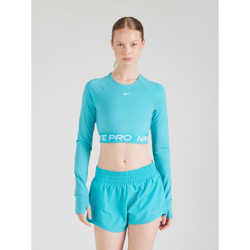 NIKE Funkcionalna majica 'PRO DF 365' turkizna / bela