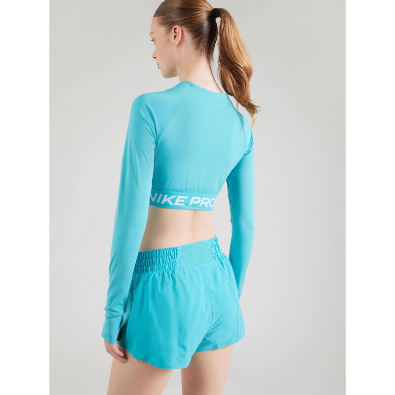 NIKE Funkcionalna majica 'PRO DF 365' turkizna / bela