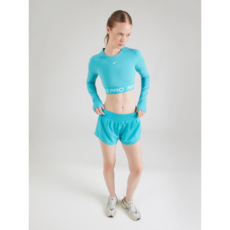 NIKE Funkcionalna majica 'PRO DF 365' turkizna / bela