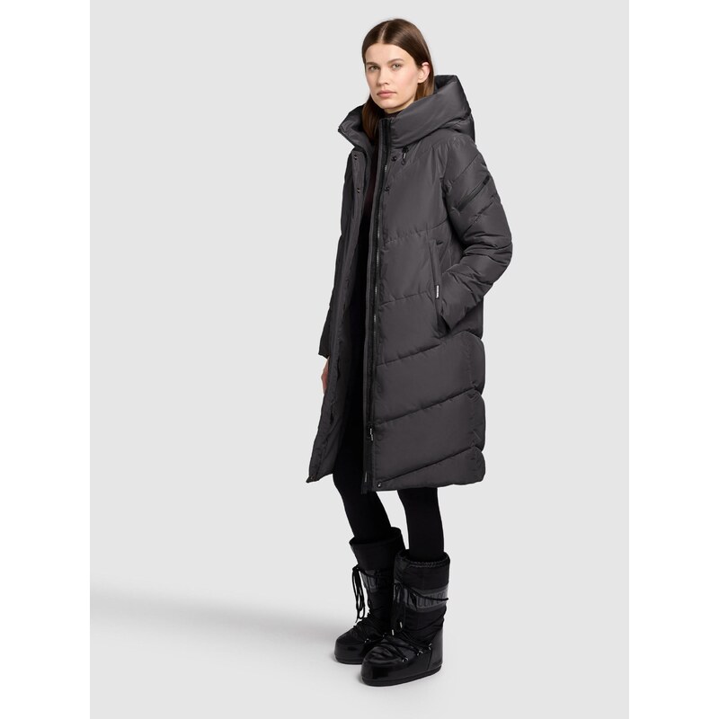 khujo Zimski plašč 'Jange' siva