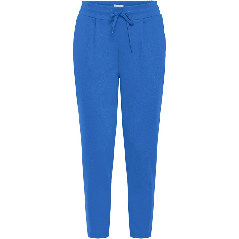 ICHI Hlače z naborki 'IHKATE' modra