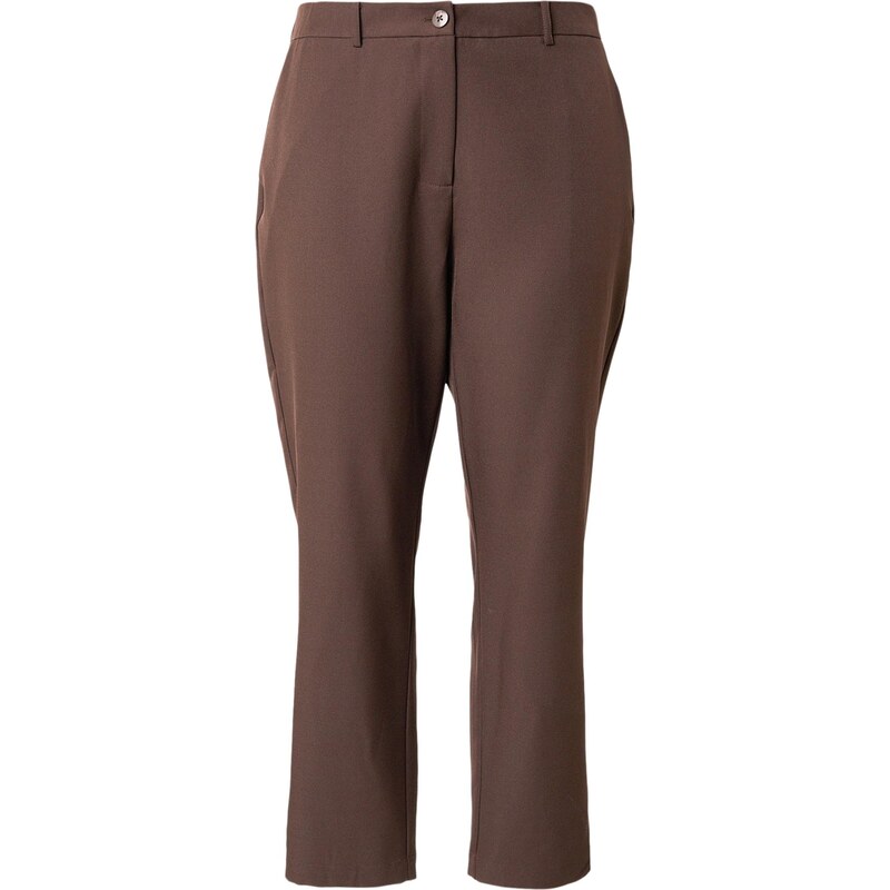 ONLY Carmakoma Chino hlače 'CARTHEA' čokolada