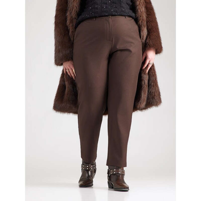ONLY Carmakoma Chino hlače 'CARTHEA' čokolada