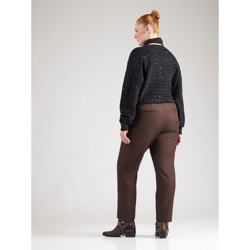 ONLY Carmakoma Chino hlače 'CARTHEA' čokolada