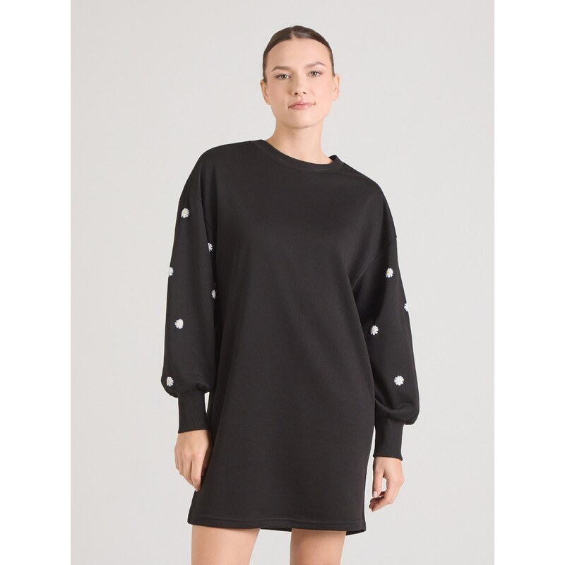 ONLY Obleka 'ONLBROOKE' črna / bela