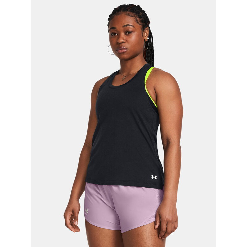 Under Armour Tank Top UA Launch Splatter Singlet-BLK - Women