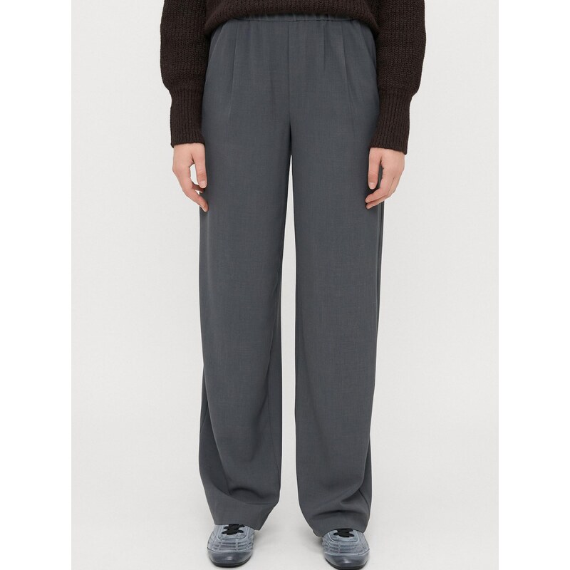 Only Tall Hlače z naborki 'ONLSvea' temno siva