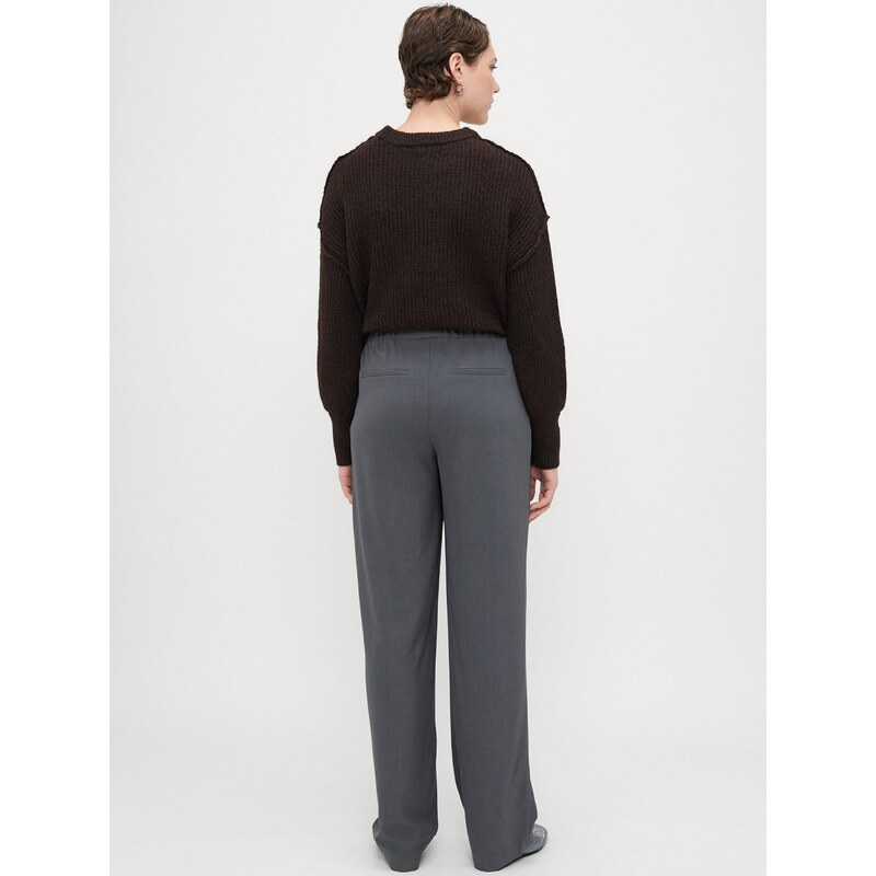 Only Tall Hlače z naborki 'ONLSvea' temno siva