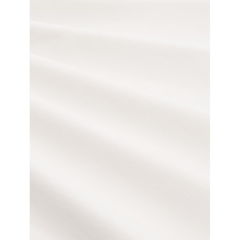 TOM TAILOR Majica svetlo bež / bela