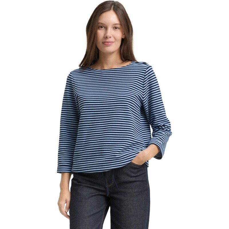 TOM TAILOR Majica mornarska / nebeško modra