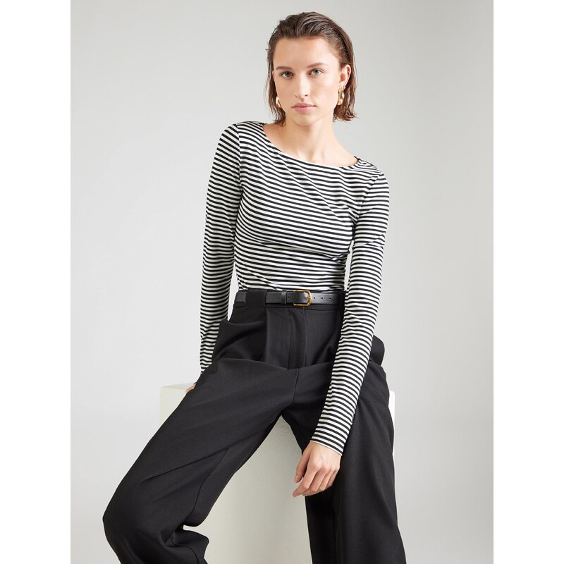 ABOUT YOU Majica 'Branka' črna / bela