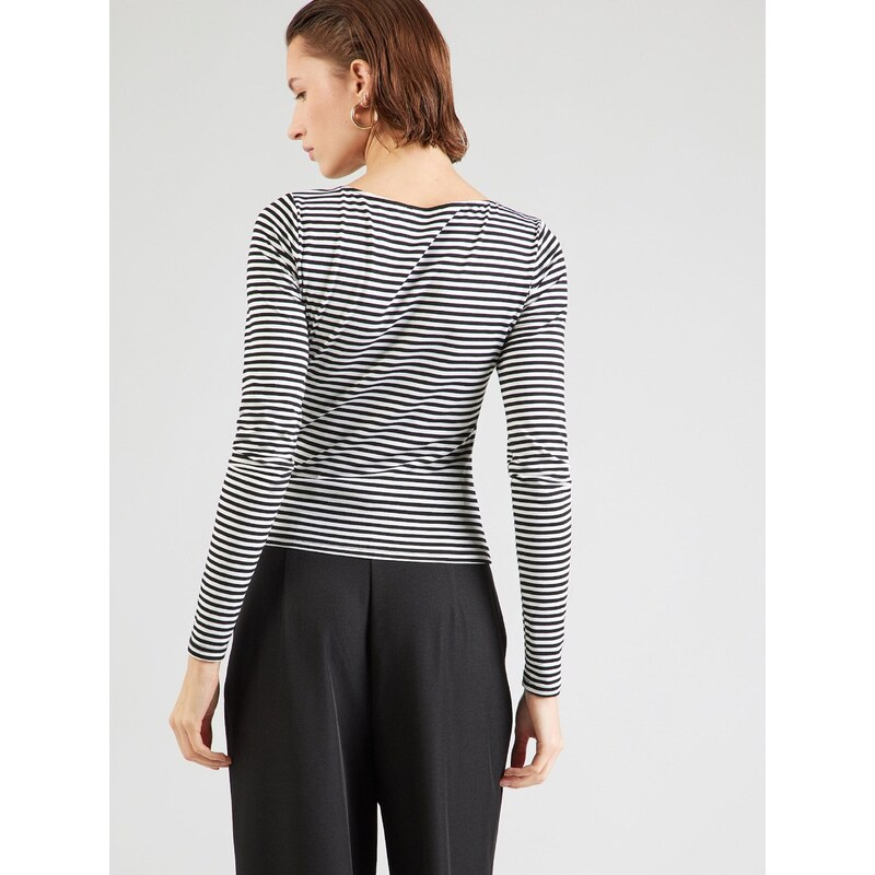 ABOUT YOU Majica 'Branka' črna / bela