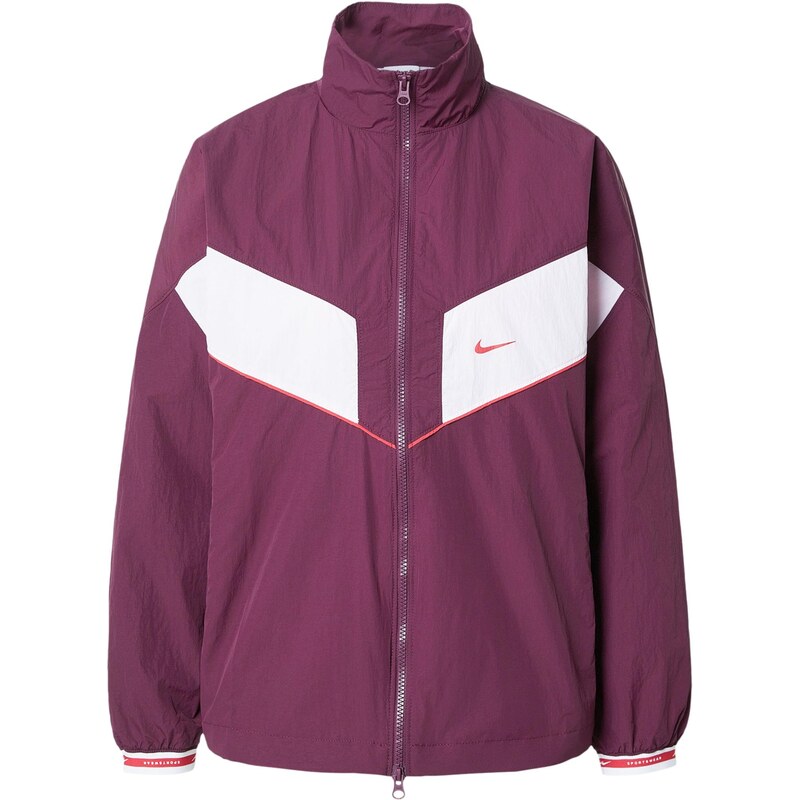 Nike Sportswear Prehodna jakna roza / rdeče vijolična