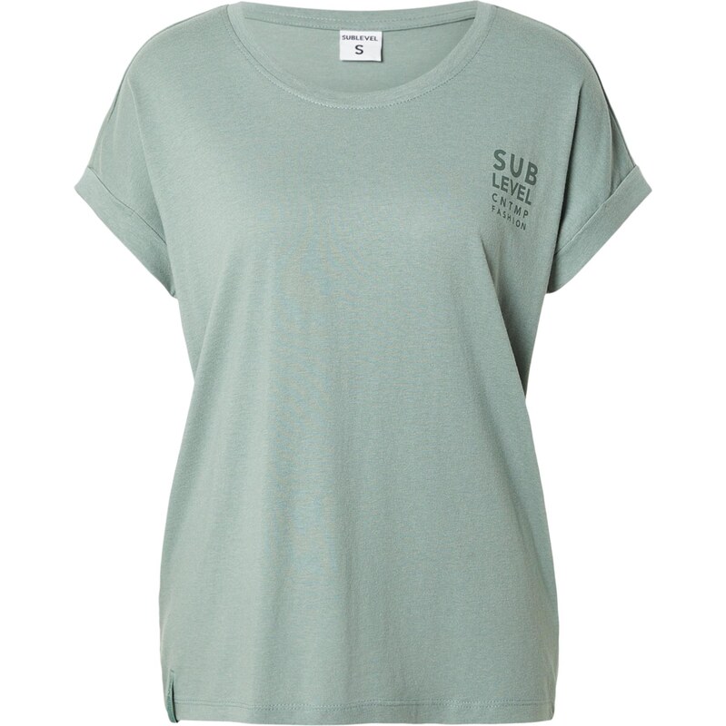 Sublevel Majica 'ASLINA' svetlo zelena