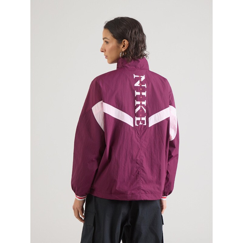 Nike Sportswear Prehodna jakna roza / rdeče vijolična