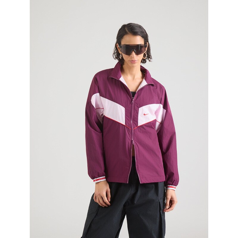 Nike Sportswear Prehodna jakna roza / rdeče vijolična