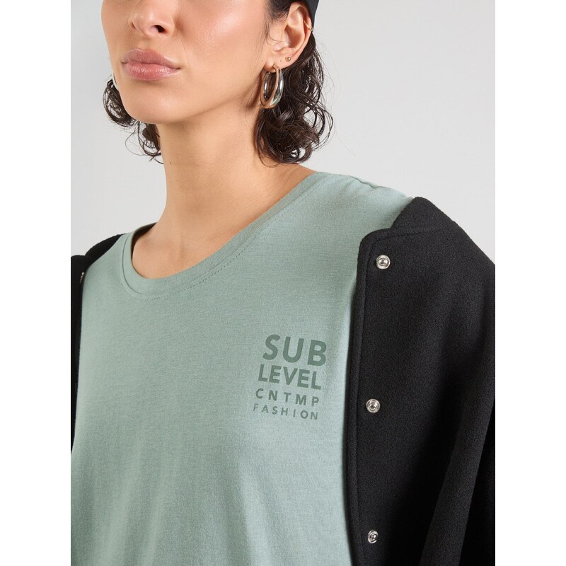 Sublevel Majica 'ASLINA' svetlo zelena
