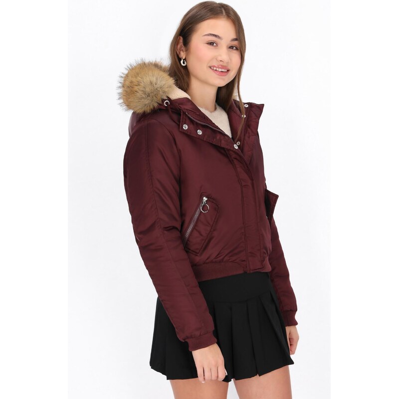 MYMO Prehodna jakna burgund