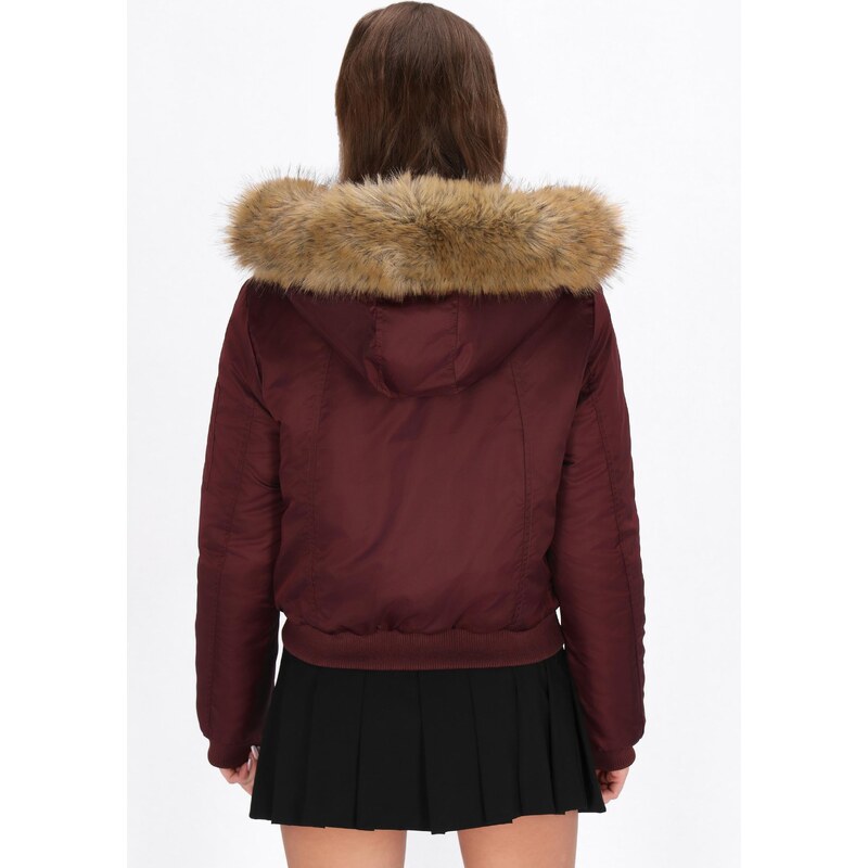 MYMO Prehodna jakna burgund