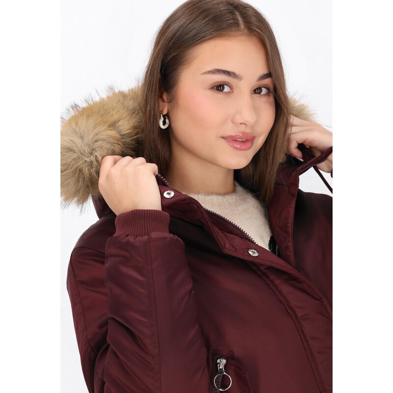 MYMO Prehodna jakna burgund